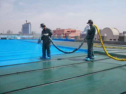 彩钢屋顶聚脲防水使用案例